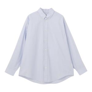 GYMPHLEX（ジムフレックス） 長袖 ボタンダウンシャツ 白シャツ
