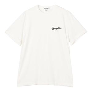 ジムフレックス GYMPHLEX 刺繍ロゴTシャツ #J-1155 CH ホワイト メンズ 半袖Tシャツ カジュアル シンプル 綿 アウトドア タウンユース｜esports