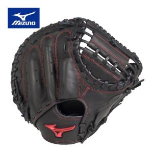 ミズノ MIZUNO 軟式用ウィルドライブ レッド 捕手用 M-R型 1AJCR27810 09 ブラック 軟式野球 グラブ グローブ キャッチャー用 キャッチャーミット 野球｜esports