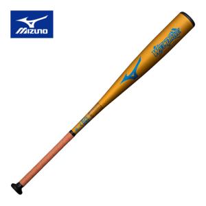 ミズノ MIZUNO 軟式用ウィルドライブ ブルー 金属製 83cm 平均560g 1CJMR16183 50 ゴールド 軟式野球 軟式用 バット 金属バット 野球｜esports