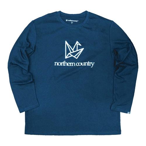 ノーザンカントリー Northern Country Tシャツ 長袖 吸汗速乾 TR-1311 NV...