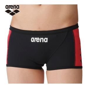 ★クリアランス★ ★お得★ アリーナ arena トレーニングスパッツ FSA-3601 BKRD ブラック×レッド メンズ 2023秋冬モデル ショートレッグ 練習用 長持ち｜esports