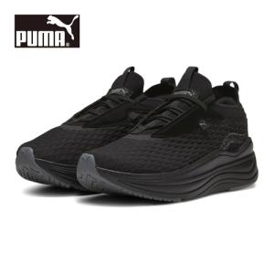 プーマ PUMA SOFTRIDE ソフィア スタックド プレミアム 378854 01 プーマブラック/ダークグレイ レディース 2023秋冬モデル ランニングシューズ ジョギング｜esports