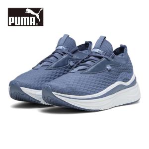 プーマ PUMA SOFTRIDE ソフィア スタックド プレミアム 378854 03 インクブルー/アイシーブルー レディース 2023秋冬モデル ランニングシューズ ジョギング｜esports