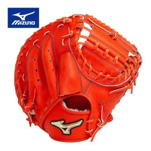 ミズノ MIZUNO 軟式用 グローバルエリート 號SAKEBI 捕手用 M-R型 右投用 1AJCR26310 52 スプレンディッドオレンジ 軟式野球 グラブ グローブ キャッチャー用｜esports