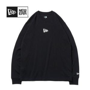 ニューエラ NEW ERA 長袖 コットン Tシャツ Flag Logo Mini レギュラーフィッ...