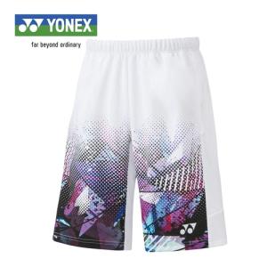 ヨネックス YONEX メンズニットハーフパンツ 15143 011 ホワイト メンズ テニスウェア バドミントン 半ズボン トレーニング スポーツ ボトムス パンツ