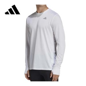 アディダス adidas オウン ザ ラン 長袖Tシャツ LOH16 HR6599 ホワイト メンズ 長袖 Tシャツ トップス ランニングウェア ジョギング スポーツ クルーネック｜esports