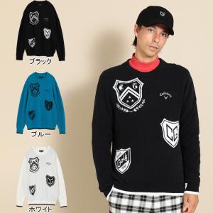 Callaway（キャロウェイ） ゴルフウェア 長袖セーター 秋 冬 千鳥ジャ
