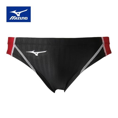 ミズノ MIZUNO 競泳用 Vパンツ N2MB1025 96 ブラック×レッド メンズ FINA承...