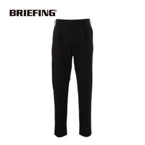 ★5/24-5/31 5%OFFクーポン★ ブリーフィング BRIEFING ワイド テーパード パンツ BRG233M33 BLACK ブラック メンズ ゴルフ ウェア 日本正規品 2023年秋冬｜esports