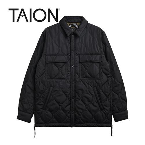 タイオン ミリタリー CPOシャツジャケット TAION-109CPOSHML-1 ブラック メンズ...