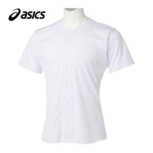 アシックス asics 31 ユニフォームシャツ 2121A289 100 ホワイト メンズ 野球ウェア ゲームシャツ 半袖シャツ 試合 練習 トップス｜esports