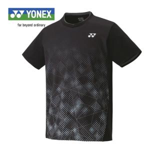 ヨネックス YONEX ゲームシャツ フィットスタイル 10540 007 ブラック メンズ レディース ユニフォーム ユニホーム ゲームウェア 半袖 シャツ トップス 試合｜esports