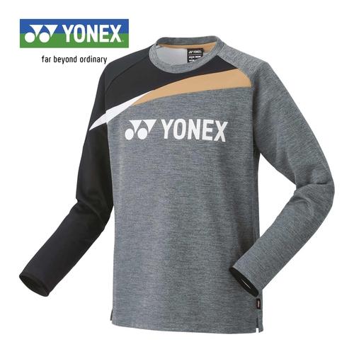 ヨネックス YONEX ライトトレーナー 31051 010 グレー メンズ レディース 長袖 トレ...