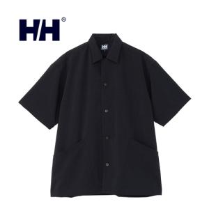 ヘリーハンセン HELLY HANSEN ショートスリーブ マリンリゾートシャツ HH42404 K ブラック メンズ レディース 2024春夏モデル 半袖 シャツ カジュアルウエア｜esports