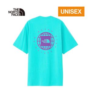 ターコイズロゴ入りショートスリーブシャツ THE NORTH FACE（ザ ノースフェイス） アウトドア 半袖Tシャツ S/S GEO