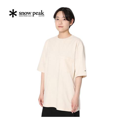 スノーピーク snowpeak リサイクルド コットンヘビーTシャツ TS-22SU401R EＣ ...