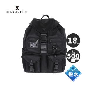 マキャベリック MAKAVELIC グレース ダブルポケット バックパック 3124-10103 ブラック 2024新作 バッグ リュック ユニセックス おでかけ 旅行 トラベル 街歩きの商品画像