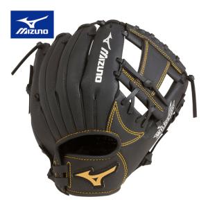 ミズノ MIZUNO 少年軟式用ワイルドキッズ オールラウンド用 サイズ5S 左投用 1AJGY14700 09H ブラック キッズ 少年野球 軟式野球 グラブ 守備用グローブ｜esports