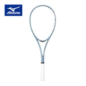 ミズノ MIZUNO アクロスピード S-PRO 63JTN4A2 08 グレイッシュブルー テニスラケット 軟式テニス 未張り上げ フレームのみ 日本ソフトテニス連盟公認｜esports