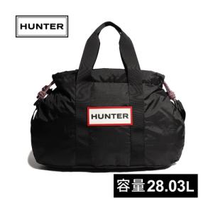 ハンター HUNTER トラベル リップストップ ホールドオール UBW3603NRS RBO ブラック/レッドボックスロゴ 正規品 2024新作 ダッフルバッグ ボストンバッグ 旅行｜esports