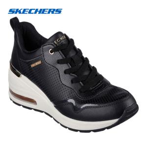 スケッチャーズ SKECHERS MILLION AIR-HOTTER AIR 155399 BLK ブラック レディース 2024春夏モデル スニーカー シューズ 靴 シューレース 紐 厚底 ファッション｜esports