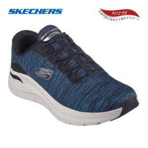 スケッチャーズ SKECHERS ARCH FIT 2.0-UPPERHAND 232709 TLBK ティール/ブラック メンズ 2024春夏モデル スニーカー シューズ 靴 バンジー｜esports