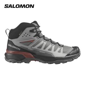 サロモン SALOMON エックス ウルトラ 360 ミッド ゴアテックス L47447800 ピューター/ブラック メンズ ハイキングシューズ トレッキング アウトドアシューズ 靴｜esports