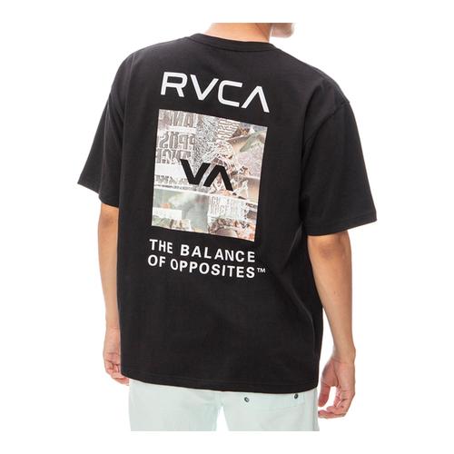 RVCA スラッシュド ボックス ルーカ Tシャツ BE041224 BLK ブラック メンズ 20...