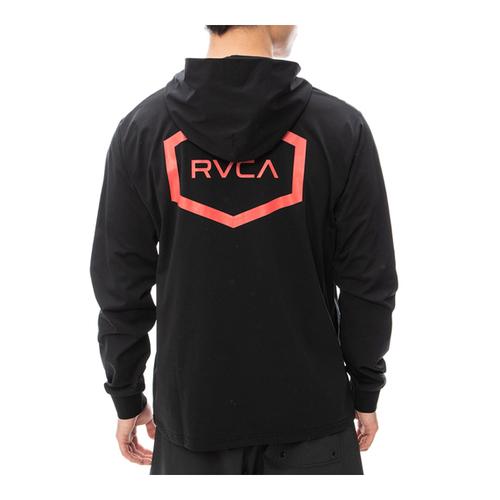 ルーカ RVCA ヘックス ラッシュガード サーフ フーディ BE041800 BBR メンズ 20...