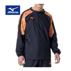 ミズノ MIZUNO ピステシャツ P2MEA525 14 ディープネイビー メンズ レディース サッカーウェア 長袖シャツ プラクティス トレーニング 練習 部活動 撥水｜esports