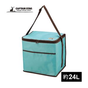 キャプテンスタッグ CAPTAIN STAG CSシャルマン クーラーバッグ 24L UE-556 ミントグリーン 保冷バッグ 鞄 ショッピング 買い物 アウトドア キャンプ｜esports