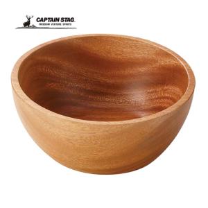 キャプテンスタッグ CAPTAIN STAG ウッドブレス ボールφ14cm UP-2552 食器 ボウル 木製 おしゃれ 鉢 アウトドア キャンプ｜esports