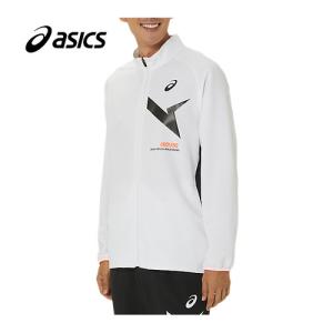 アシックス asics A-I-M ドライクロスジャケット 2031E535 100 ブリリアントホワイト メンズ トレーニングウェア 長袖ジャケット ジャージ 移動着 スポーツ｜esports