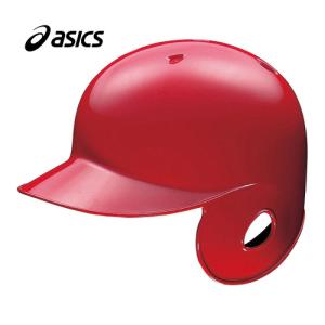 アシックス asics バッティングヘルメット 3123A693 600 レッド メンズ レディース 軟式野球 打者用 バッター用 防具 プロテクター 野球 バッター用ヘルメット｜esports