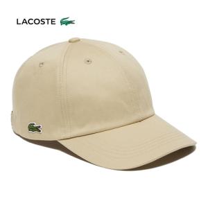 ラコステ LACOSTE フロントブランク6パネルキャップ RK010J-99 02S ベージュ 正規品 帽子 日よけ　紫外線対策 アクティビティ アウトドア 屋外 散歩 おでかけ｜esports