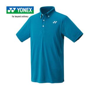 ヨネックス YONEX ユニゲームシャツ 10600 817 ティールブルー メンズ レディース テニス バドミントン ゲームウエア 半袖 シャツ Tシャツ トップス｜esports
