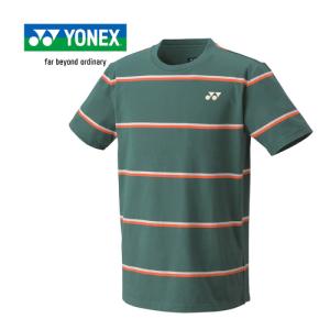 ヨネックス YONEX ユニTシャツ 16678 149 オリーブ メンズ レディース テニス バドミントン 半袖 シャツ Tシャツ トップス テニスウェア｜esports