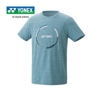 ヨネックス YONEX ユニドライTシャツ（フィットスタイル） 16708 323 ダークマリン メンズ レディース テニス バドミントン 半袖 シャツ Tシャツ トップス｜esports