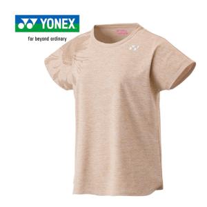 ヨネックス YONEX ウィメンズドライTシャツ 16712 194 サンドベージュ レディース テニス バドミントン 半袖 シャツ Tシャツ トップス テニスウェア｜esports