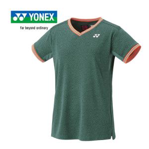 ヨネックス YONEX ウィメンズゲームシャツ 20758 149 オリーブ レディース バドミントン テニス ゲームウエア 半袖 シャツ Tシャツ トップス 女性 バトミントン｜esports