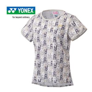 ヨネックス YONEX ウィメンズゲームシャツ 20795 464 サンドグレー レディース テニス バドミントン 半袖 シャツ Tシャツ トップス 女性 バトミントン｜esports