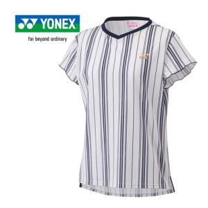 ヨネックス YONEX ウィメンズゲームシャツ 20799 170 ミッドナイト レディース テニス バドミントン 半袖 シャツ Tシャツ トップス 女性 バトミントン｜esports