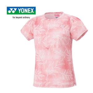 ヨネックス YONEX ウィメンズゲームシャツ 20807 539 リリーピンク レディース バドミントン テニス ゲームウエア 半袖 シャツ Tシャツ トップス 女性｜esports