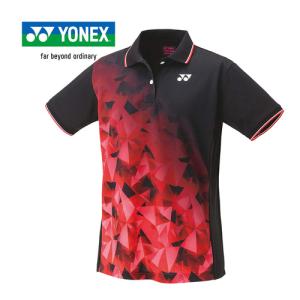 ヨネックス YONEX ウィメンズゲームシャツ 20810 007 ブラック レディース テニス バドミントン 半袖 シャツ 衿付き トップス 女性 バトミントン テニスウェア｜esports