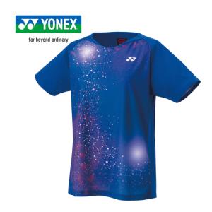 ヨネックス YONEX ウィメンズゲームシャツ 20811 472 ミッドナイトネイビー レディース テニス バドミントン 半袖 シャツ Tシャツ トップス 女性 バトミントン｜esports