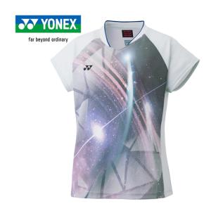 ヨネックス YONEX ウィメンズゲームシャツ 20819 326 アイスグレー レディース テニス バドミントン 半袖 シャツ Tシャツ トップス 女性 バトミントン｜esports