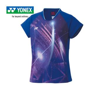 ヨネックス YONEX ウィメンズゲームシャツ 20819 472 ミッドナイトネイビー レディース テニス バドミントン 半袖 シャツ Tシャツ トップス 女性 バトミントン｜esports