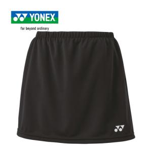 ヨネックス YONEX ウィメンズスカート（インナースパッツ付） 26170 007 ブラック レディース テニス バドミントン スカート スコート ボトムス 女性｜esports